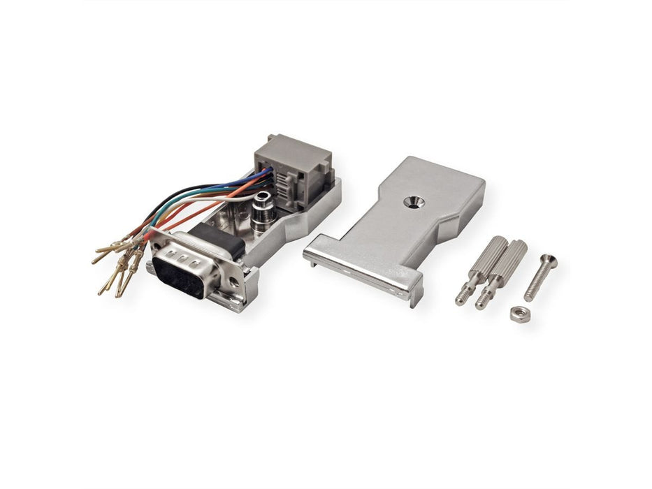EAN 7630049619425 - ROLINE 12.03.7524 cambiador de género para cable DB9 RJ-45 Plata imagen 3