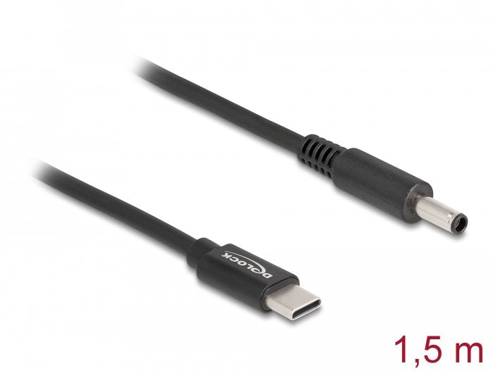 EAN 4043619879748 - DeLOCK 87974 cable de transmisión Negro 1,5 m USB C 4.5 x 3.0 mm imagen 2