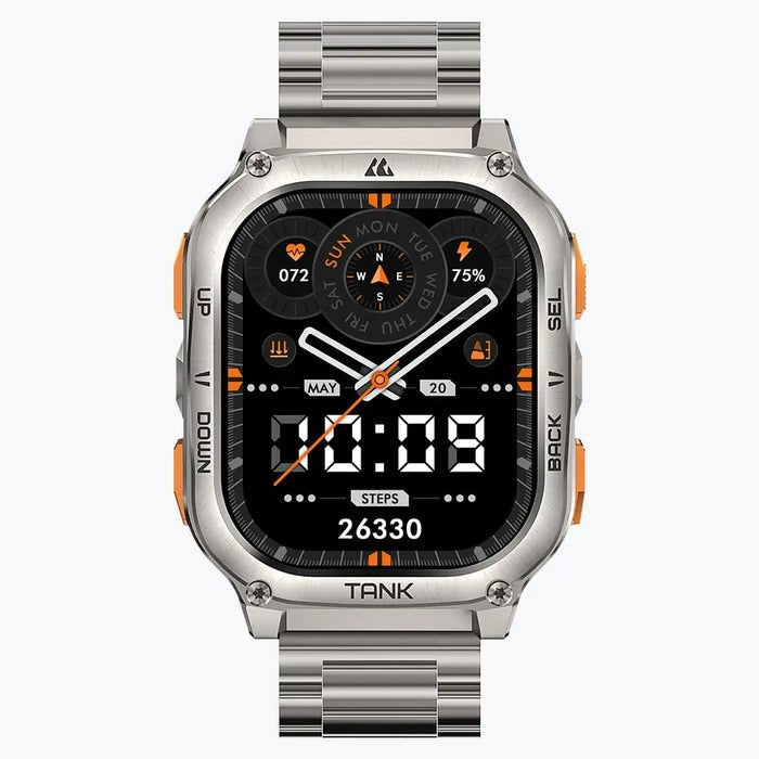 EAN 6974958251071 - KOSPET TANK M3 ULTRA 4,98 cm (1.96") AMOLED 43 mm Digital 410 x 502 Pixeles Pantalla táctil Plata GPS (sa imagen 2
