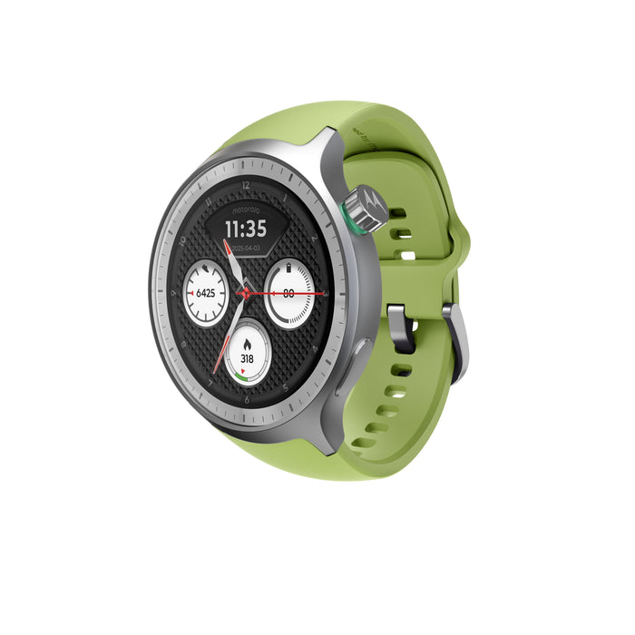EAN 840493615165 - Motorola Moto Watch 3,63 cm (1.43") OLED 47 mm Digital Pantalla táctil Plata GPS (satélite) imagen 3
