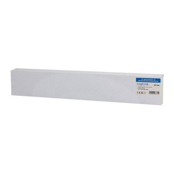 EAN 4052792068719 - LogiLink OR106B accesorio de bastidor Panel de gestión de cables imagen 7