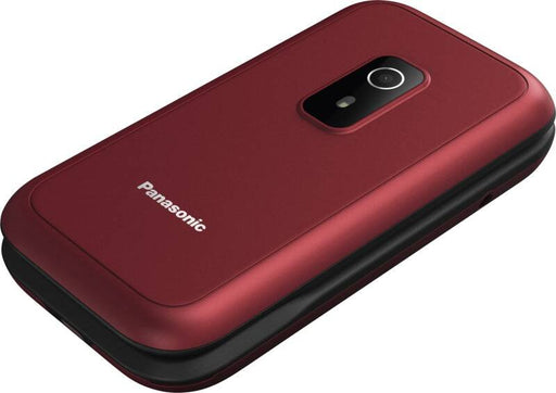 EAN 5025232990689 - Panasonic KX-TF600EXR teléfono móvil 7,11 cm (2.8") 132 g Rojo Teléfono para personas mayores imagen 2