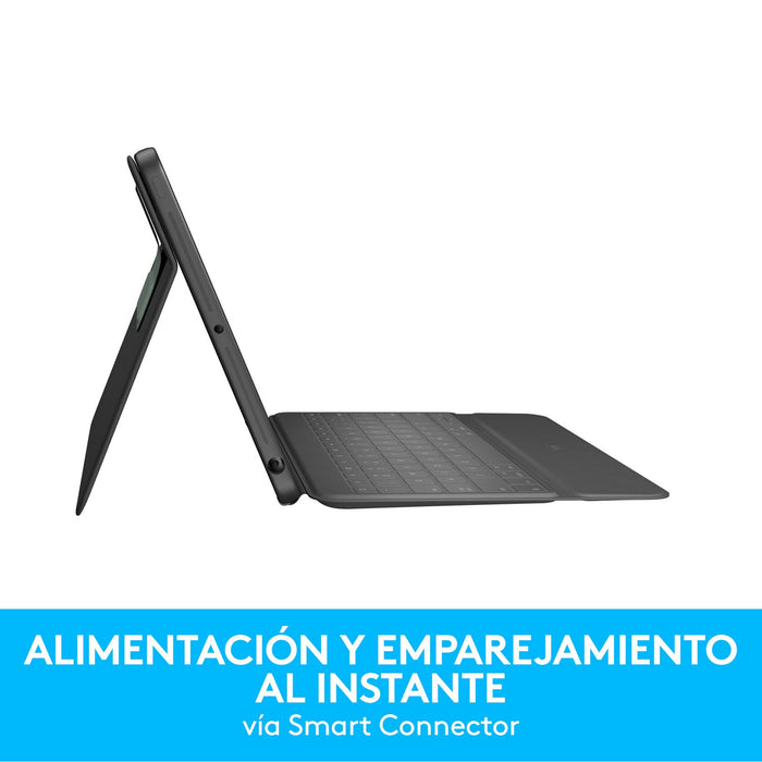 EAN 5099206087576 - Logitech 920-009317 teclado para móvil QWERTY Español Smart Connector Grafito imagen 13