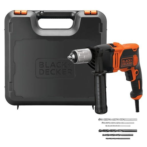 EAN 5035048681404 - Black & Decker BEH850K 3100 RPM Sin llave Negro, Naranja imagen 1