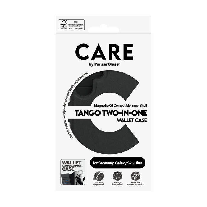 EAN 5715685016851 - PanzerGlass CARE™ by ® Tango 2-in-1 Wallet Case w. Qi Compatible Samsung Galaxy S25 Ultra funda para telé imagen 4