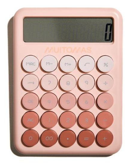 EAN 8021735215219 - Muitomas CALCULATORPK calculadora Escritorio Calculadora básica Rosa imagen 1