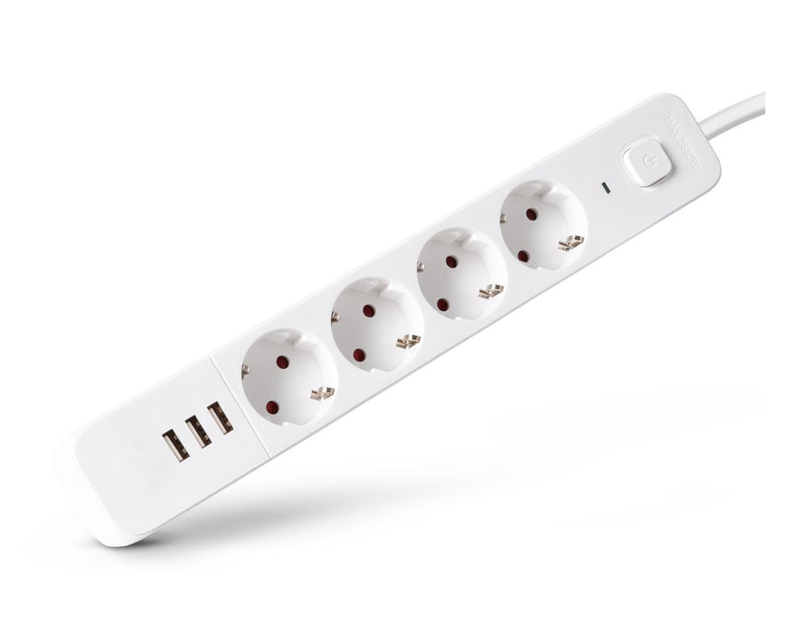 EAN 5999097991023 - Entac EWL-ELS-SOL-R base múltiple 1,5 m 4 salidas AC Interior Blanco imagen 1