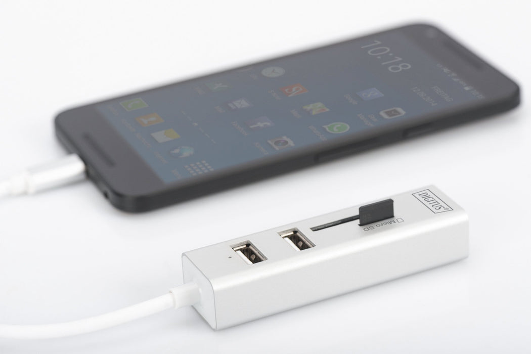 EAN 4016032425830 - Digitus DA-70243 lector de tarjeta USB 2.0 Blanco imagen 4