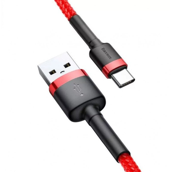 EAN 6953156296336 - Baseus CATKLF-U09 cable USB 3 m USB A USB C Negro, Rojo imagen 2