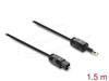 EAN 4043619880652 - DeLOCK 88065 cable de audio 1,5 m Toslink Mini-TOSLINK Negro imagen 1