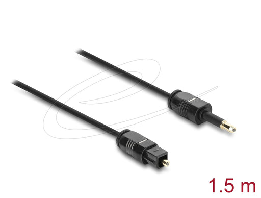 EAN 4043619880652 - DeLOCK 88065 cable de audio 1,5 m Toslink Mini-TOSLINK Negro imagen 1