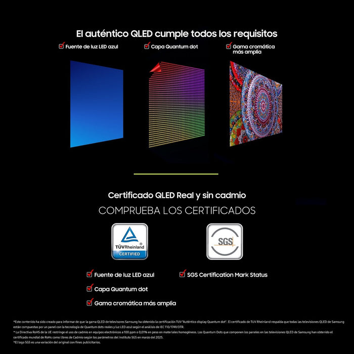 EAN 8806097194194 - Samsung TQ65QN73FAT 165,1 cm (65") 4K Ultra HD Wifi Negro imagen 7