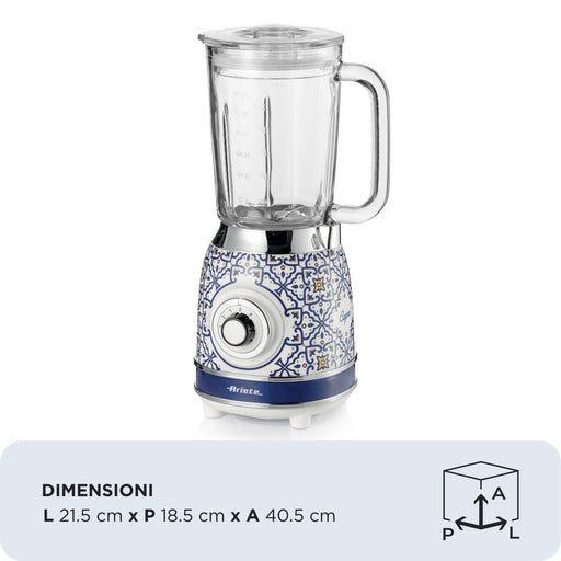 EAN 8003705122888 - Ariete 0583/0C 1,5 L Batidora de vaso 1000 W Blanco, Azul claro imagen 2