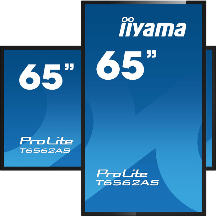 EAN 4948570120482 - iiyama T6562AS-B1 pantalla de señalización Panel plano interactivo 163,8 cm (64.5") LED 500 cd / m² 4K Ul imagen 4