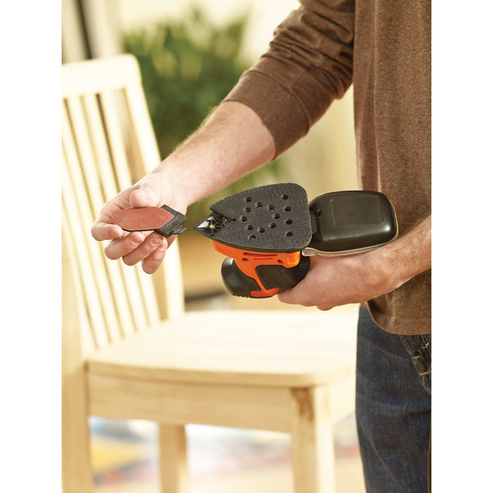 EAN 5035048465974 - Black & Decker KA2000-QS lijadora portátil Lijadora Delta 14000 RPM Negro, Naranja imagen 13