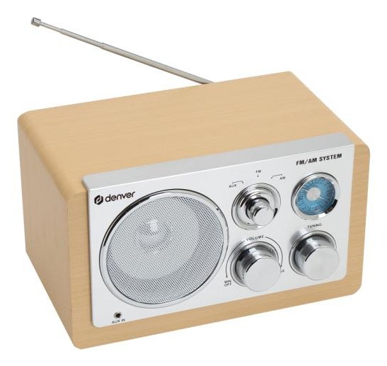 EAN 5706751076503 - Denver TR-63LW radio Personal Analógica Bamboo, Plata imagen 6