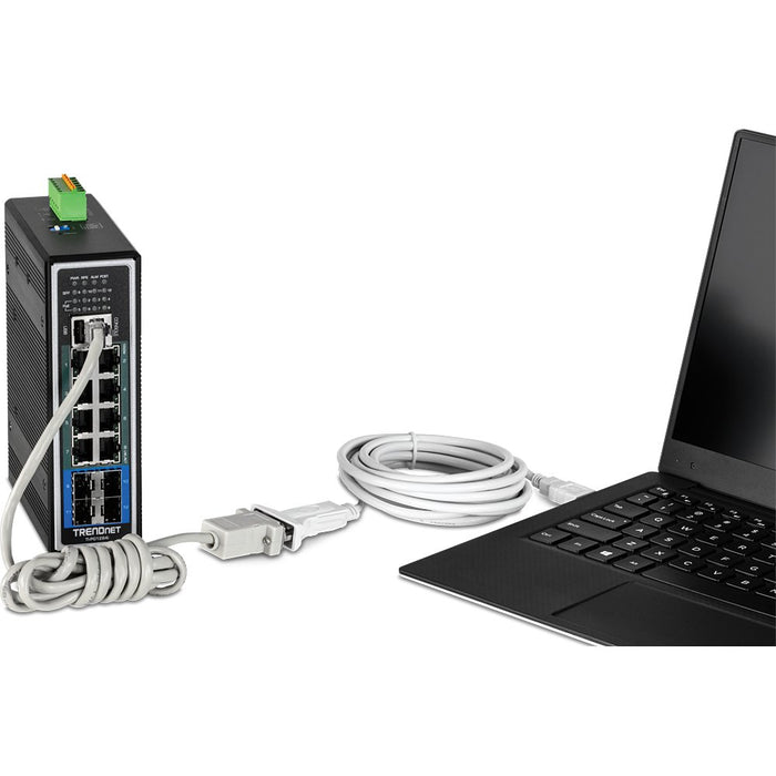 EAN 710931180237 - Trendnet TU-S910 cambiador de género para cable USB Type A RS-232 Blanco imagen 5