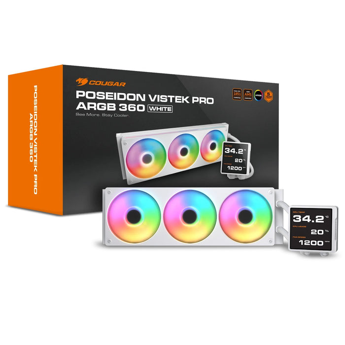 EAN 4710483779718 - COUGAR CGR-PSDVPRGB-W-360 Procesador Sistema de refrigeración líquida todo en uno 12 cm Blanco imagen 5