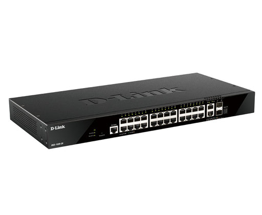 EAN 0790069472015 - D-Link DGS-1520-28/E switch Gestionado L3 10G Ethernet (100/1000/10000) 1U Negro imagen 1