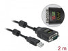 EAN 4043619904976 - DeLOCK 90497 cable de serie Negro 2 m USB tipo A RS-232 DB9 imagen 2