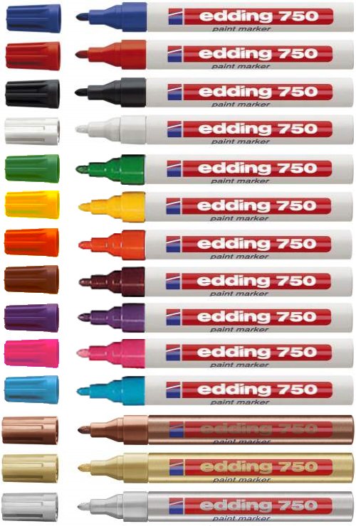 EAN 4004764498253 - Edding 750 Plata 10 pieza(s) imagen 1