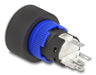 EAN 4043619220465 - DeLOCK 22046 interruptor eléctrico Interruptor pulsador Negro, Azul, Plata, Blanco imagen 2