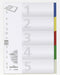EAN 4005546657004 - Durable 6730-27 Separador en blanco con pestaña Polipropileno (PP) Multicolor imagen 1