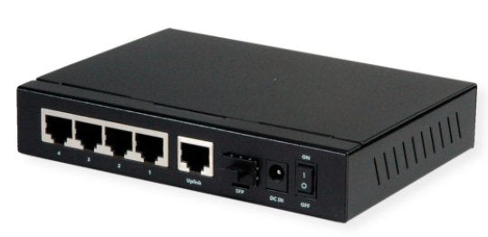 EAN 7630049619104 - ROLINE 21.14.3524 switch Gigabit Ethernet (10/100/1000) Energía sobre Ethernet (PoE) Negro imagen 2