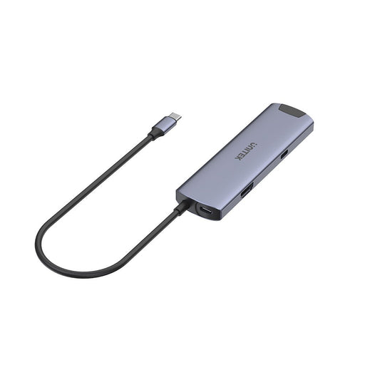 EAN 4894160049131 - UNITEK H1112F hub de interfaz USB 3.2 Gen 1 (3.1 Gen 1) Type-C 5000 Mbit/s Gris imagen 2