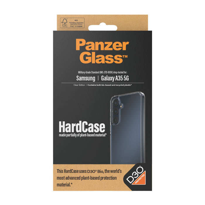 EAN 5711724004698 - PanzerGlass ® HardCase Transparent w. D3O® Samsung Galaxy A35 5G funda para teléfono móvil Transparente imagen 3
