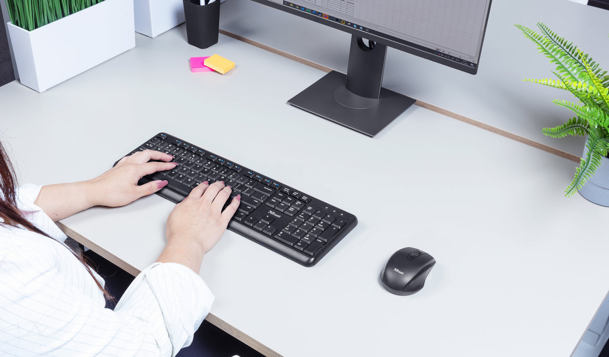 EAN 8713439240115 - Trust TKM-350 teclado Ratón incluido Oficina RF inalámbrico QWERTZ Alemán Negro imagen 6