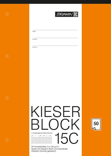 EAN 4003273107199 - Brunnen 1042925 papel de cuaderno 210 x 297 mm (A4) 50 hojas imagen 1