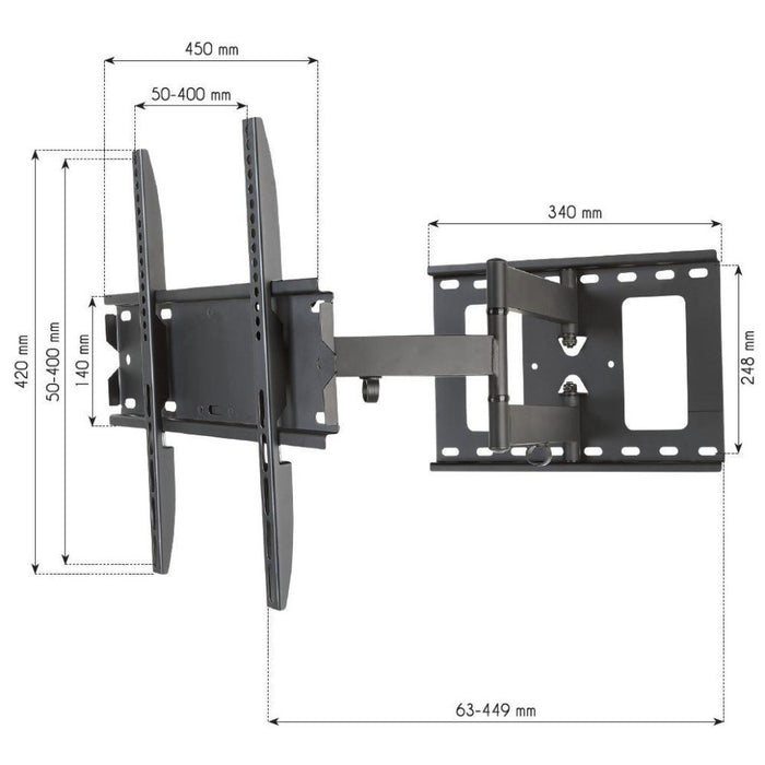 EAN 8054529027613 - Techly ICA-PLB 148M soporte para TV 139,7 cm (55") Negro imagen 4