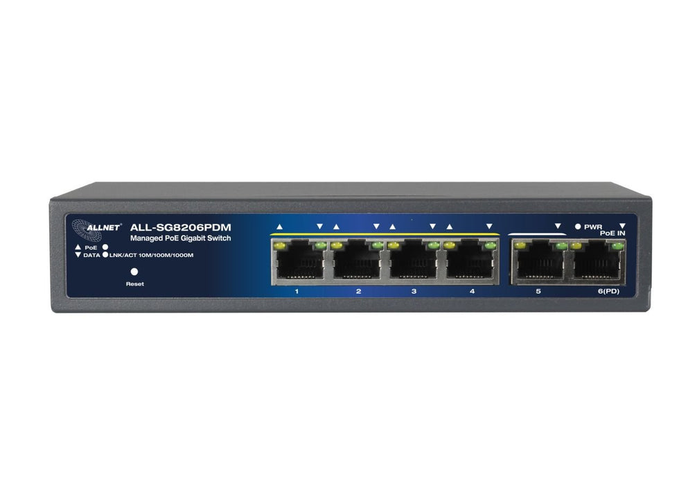 EAN 4038816212818 - ALLNET 212816 Gestionado Gigabit Ethernet (10/100/1000) Energía sobre Ethernet (PoE) Montaje en pared/esc imagen 5