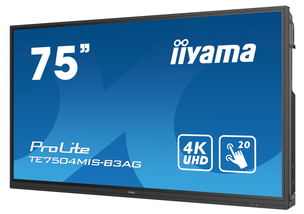 EAN 4948570120437 - iiyama TE7504MIS-B3AG pantalla de señalización Diseño de quiosco 189,2 cm (74.5") Wifi 400 cd / m² 4K Ult imagen 4