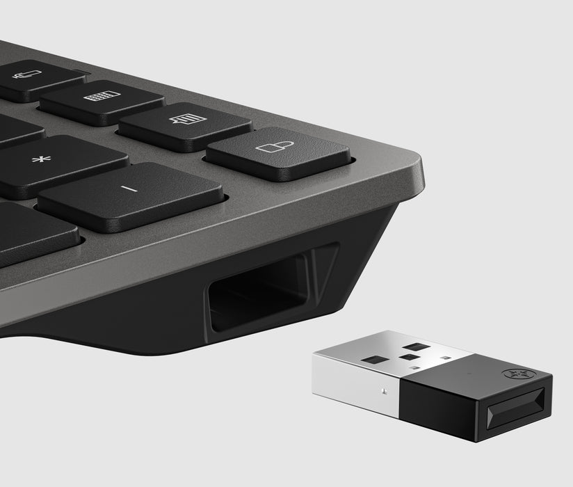 EAN 198122140763 - HP KBD 720Multi-DeviceRchrgblWL FR teclado Hogar / Oficina USB + Bluetooth Negro imagen 3