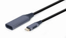 EAN 8716309121361 - Cablexpert A-USB3C-DPF-01 adaptador de cable de vídeo 0,15 m USB Tipo C DisplayPort Gris imagen 2