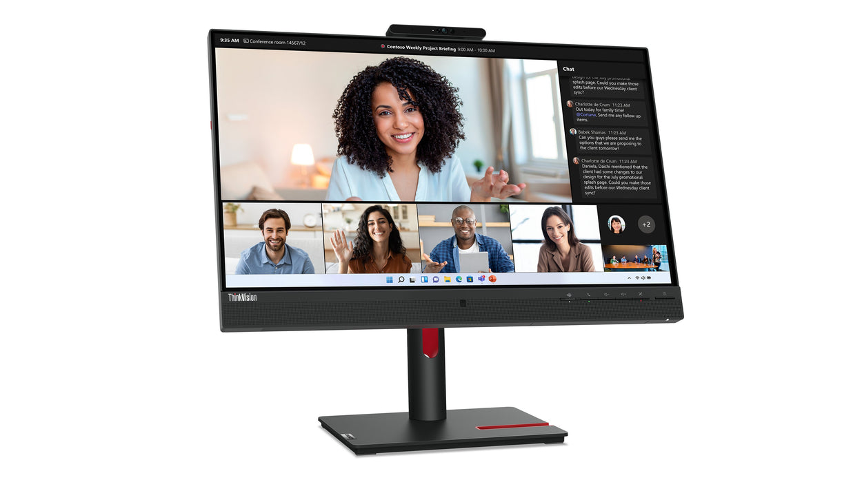 EAN 0196801934177 - Lenovo ThinkVision T24mv-30 pantalla para PC 60,5 cm (23.8") 1920 x 1080 Pixeles Full HD LED Negro imagen 5