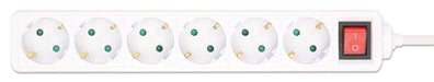 EAN 0766623168335 - Manhattan 168335 base múltiple 2 m 6 salidas AC Interior Blanco imagen 4