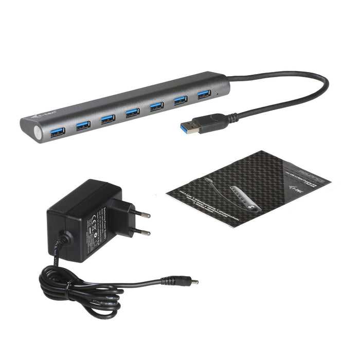 EAN 8595611701108 - i-tec Metal U3HUB778 hub de interfaz USB 3.2 Gen 1 (3.1 Gen 1) Type-A 5000 Mbit/s Plata imagen 4