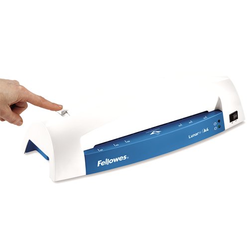 EAN 43859724406 - Fellowes 5742801 laminador Laminadora en frío 300 mm/min Azul, Blanco imagen 3