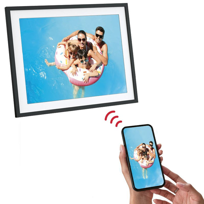 EAN 3760265543793 - AgfaPhoto APF1700WIFI marco fotográfico digital Negro 43,2 cm (17") Pantalla táctil Wifi imagen 6