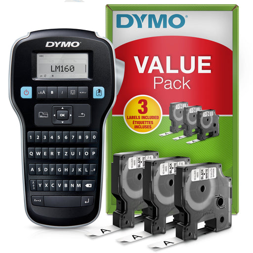 EAN 3026981810121 - DYMO Labelmanager 160 Value Pack Beschriftungsgerät Geeignet für Schriftband D1 12 mm 9 imagen 1