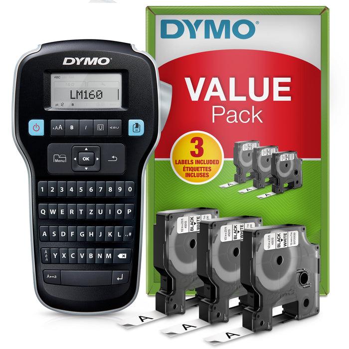 EAN 3026981810121 - DYMO Labelmanager 160 Value Pack Beschriftungsgerät Geeignet für Schriftband D1 12 mm 9 imagen 1