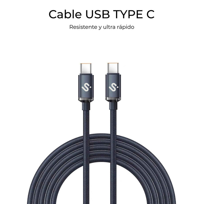 EAN 8436586743536 - SUBBLIM SUBCAB-C06001 cable USB USB 2.0 USB C Negro imagen 4