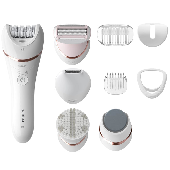 EAN 8710103935544 - Philips BRE740/10 depiladora Rosa, Blanco imagen 1