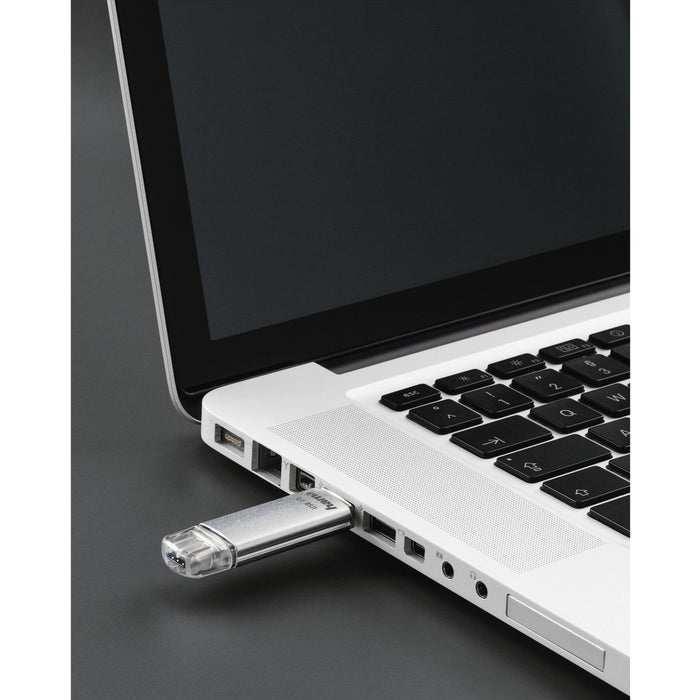 EAN 4047443310552 - Hama C-Laeta unidad flash USB 16 GB USB Type-A / USB Type-C 3.2 Gen 1 (3.1 Gen 1) Plata imagen 5