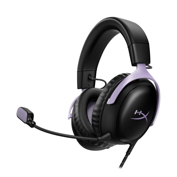 EAN 826581029540 - HyperX Cloud III Auriculares Alámbrico Diadema Juego USB Tipo C Negro, Lavanda imagen 1