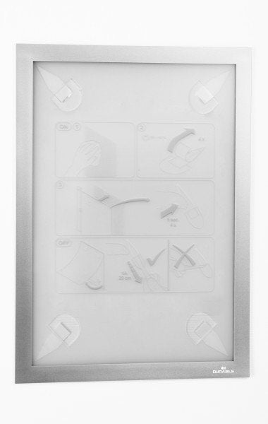EAN 4005546992495 - Durable DURAFRAME Wallpaper A4 Portacarteles Plata imagen 1