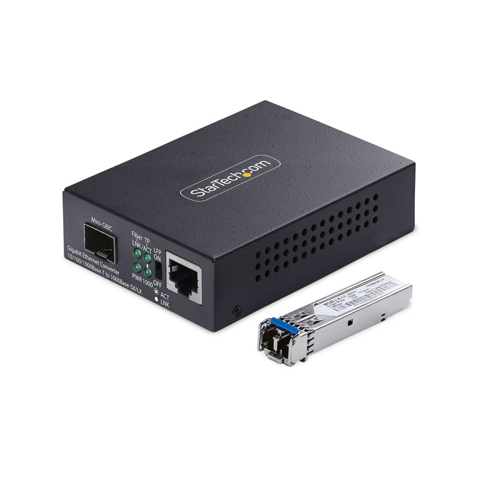 EAN 65030917087 - StarTech.com MCM1110SMLC20 convertidor de medio 2000 Mbit/s 1310 nm Monomodo Negro imagen 1